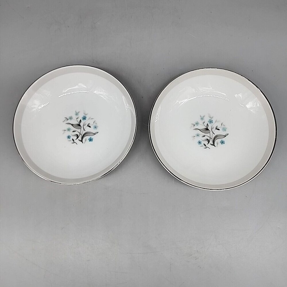 Vintage Orleans by meito china coupe Fruit Salad Dessert bowls set of 2 5.5 Inch